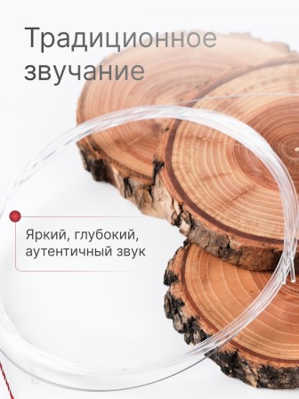 Комплект струн для балалайки прима Господин Музыкант BP29n красная 0,29