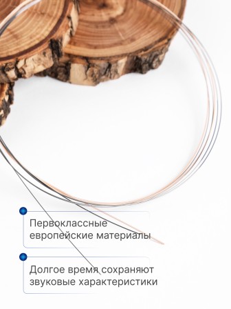 Комплект струн для домры малой Господин Музыкант DM30f синяя 0,30