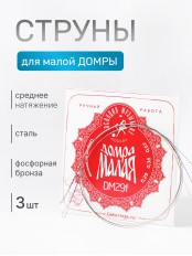 Комплект струн для домры малой Господин Музыкант DM29f красная 0,29