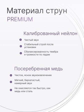 Комплект струн для классической гитары Господин Музыкант N73