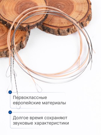 Комплект струн для 4-струнной домры прима Господин Музыкант DP28f