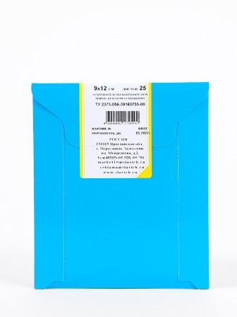 Бумага фотографическая Славич Унибром 160 БП тонкая гладкая глянцевая полумягкая 9х12, 25 листов