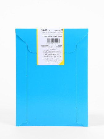 Бумага фотографическая Славич Унибром 160 БП тонкая гладкая глянцевая контрастная 10х15, 25 листов