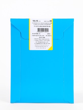 Бумага фотографическая Славич Унибром 160 БП тонкая гладкая глянцевая полумягкая 10х15, 25 листов