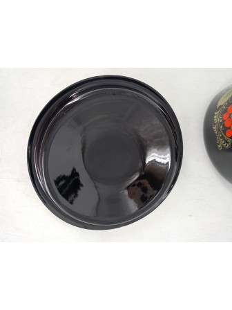 Уценка 26-0140 Чайник эмалированный  2 л, Стальэмаль 1с25с, Рябина черный