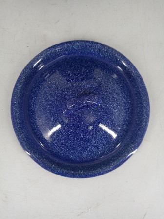 Уценка 25-2284 Чайник эмалированный  3,5 л, Стальэмаль 2с26, без рисунка синий, с зерном