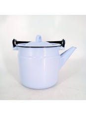 Уценка 26-0699 Чайник эмалированный  2 л, Стальэмаль 2с25, без рисунка серо-голубой