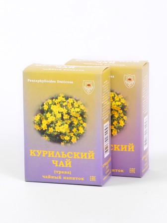 Чайный напиток Фитосила Курильский чай (трава), 50 г * 2 коробочки