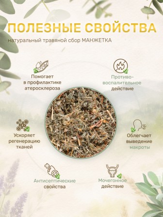 Чайный напиток Фитосила Манжетка (трава), 50 г