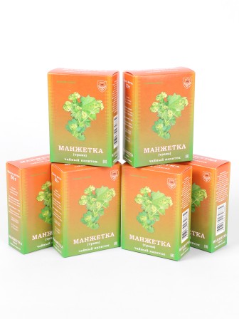 Чайный напиток Фитосила Манжетка (трава), 50 г * 6 коробочек