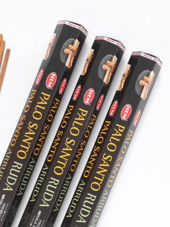 Благовония HEM Масала (Masala) шестигранники Palo Santo – Arruda Пало Санто — Рута, 2 упаковки * 15 палочек