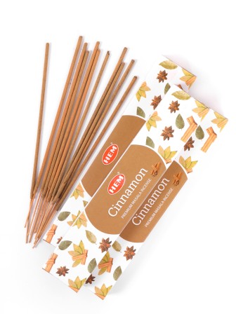Благовония HEM Масала (Masala) прямоугольник Cinnamon Корица, 3 упаковки по 15 грамм