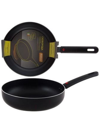 Сковорода Mallony "ALTO MAL-DH-24", 24 см, антипригарное покрытие, съемная ручка, индукционное дно