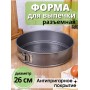 Форма для выпечки разъемная круглая Mallony SF-002L диаметр 26 см антипригарная