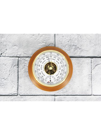 Барометр Утес БТК-СН-17 белый с открытым механизмом