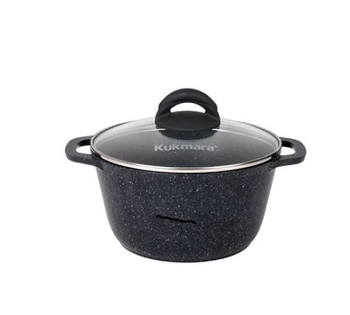Кастрюля Kukmara Granit кгч25а, 2,5 л, антипригарное покрытие Кастрюля Kukmara Granit кгч25а, 2,5 л, антипригарное покрытие