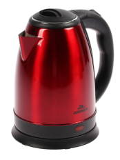 Чайник Добрыня DO-1224 1,8кВт, 1,8 л, нерж, красный