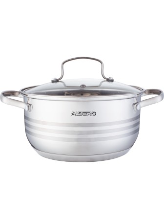 Кастрюля с крышкой ALBERG AL-2131 Bonne Line, 4 л ,, комбинир