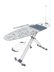 Доска глад. Валенсия 2 НВТ2/1 тефлон, Серые цветы, на колесах