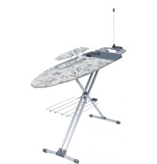 Доска глад. Ника НТ9/1 тефлон Серые цветы, перф.лист,40х122см, удл.