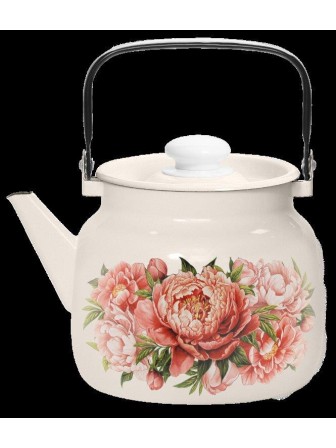 Чайник 3,5л С-2713П2/4ЖмРч Букет Пионов