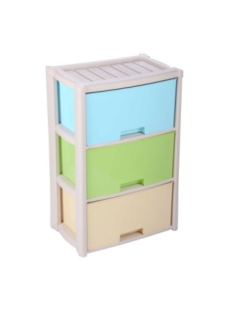 Комод М7837 Колорит, 3 секции, цветной Альтернатива