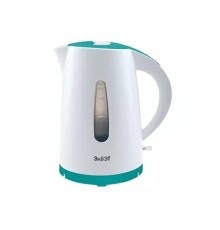 Чайник Elbet EK 1,7-01P 1,7л белый-изумруд