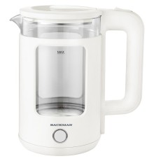 Чайник BACKMAN BM-TEA 716 1,8 л,2,2кВт стекло