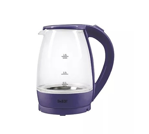 Чайник Elbet EK 1,8-01G 1,8л фиолетовый