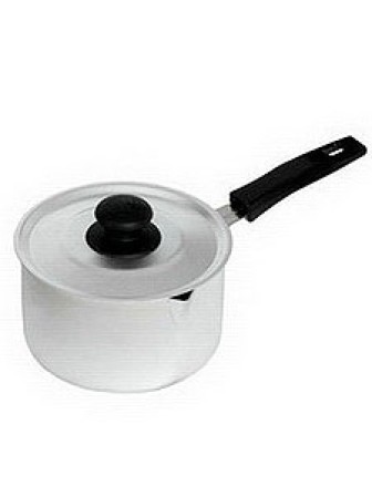 Кастрюля 14011 КЛАССИКА 1л 1 пласт.руч, мет.крышка