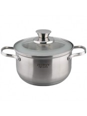 Кастрюля ZEIDAN Z-50282 2,3л,ст.крыш,нерж.сталь