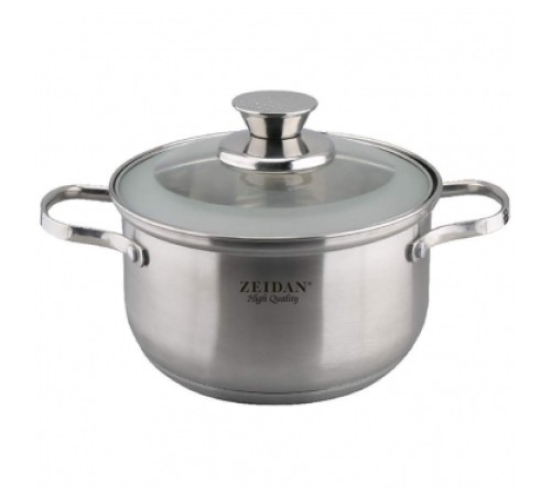 Кастрюля ZEIDAN Z-50282 2,3л,ст.крыш,нерж.сталь