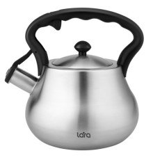 Чайник LARA LR00-85 2,5л, индукционное капсулированное дно, свисток с кноп механизмом, ручка нейлон
