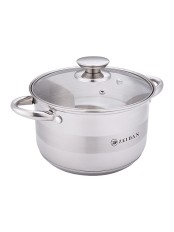 Кастрюля ZEIDAN Z-501072 2,1л, стекл.крыш, нерж.сталь