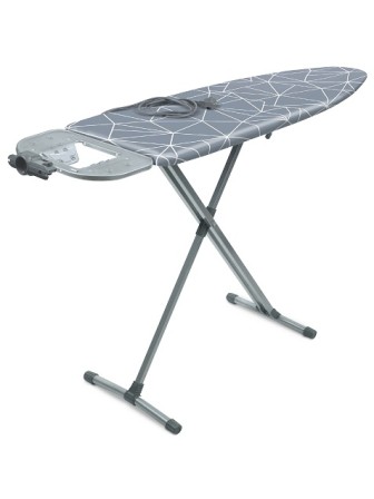 Доска глад. Ника-light НЛ/5 с линиями на сером, перф.лист, удл 40*122см