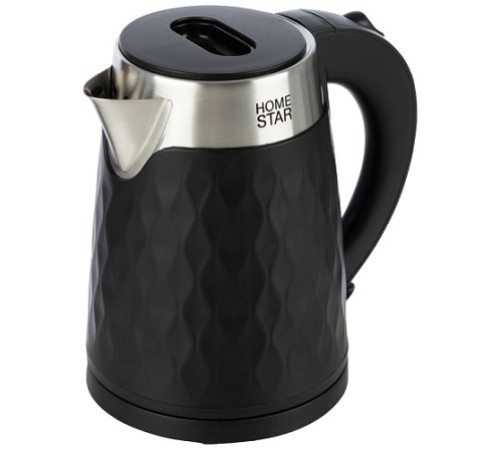 Чайник HOMESTAR HS-1021 1,7 л, 1,5кВт, черный, двойной корпус