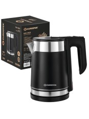 Чайник EUROSTEK ЕЕК-2023 1.8л,1.5кВт, 2-хслойный корпус, черный