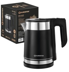 Чайник EUROSTEK ЕЕК-2023 1.8л,1.5кВт, 2-хслойный корпус, черный