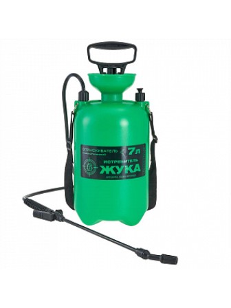 Опрыскиватель Истребитель жука 7л, пневмат, пластик.удочка