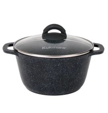Кастрюля Kukmara Granit кгч45а, 4,5 л, антипригарное покрытие
