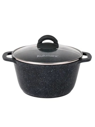 Кастрюля Kukmara Granit кгч45а, 4,5 л, антипригарное покрытие