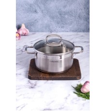 Кастрюля Kukmara Orion ORN-CA2518G, 2,5 л, нержавеющая сталь