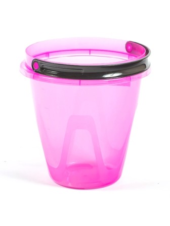 Ведро 5л Лайт, прозрачное, розовое, Ижевск 10033074