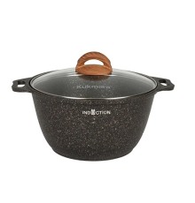 Кастрюля Kukmara Granit Ultra Induction кгои42а, 4 л, антипригарное покрытие