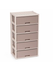 Комод М8760 Колорит 5 секции, бежевый, широкий Альтернатива