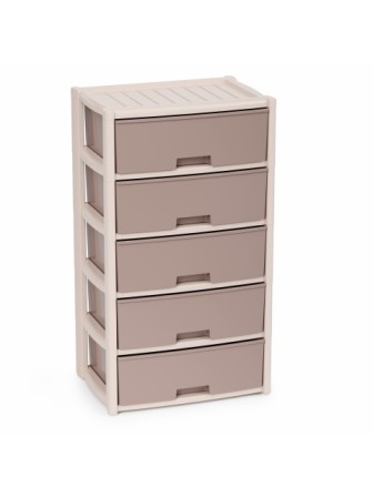 Комод М8760 Колорит 5 секции, бежевый, широкий Альтернатива