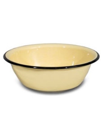 Миска эмалированная 1,5 л, Стальэмаль 2с7, без рисунка, кремовый