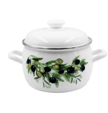 Кастрюля 3,5л С-4213АП2/4 Оливковая ветвь, Новинка