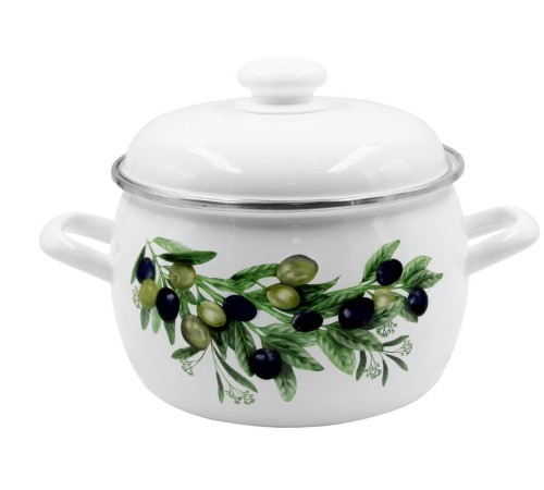 Кастрюля 3,5л С-4213АП2/4 Оливковая ветвь, Новинка