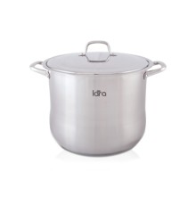 Кастрюля LARA LR02-45 17л нерж,индук,ст.крышка